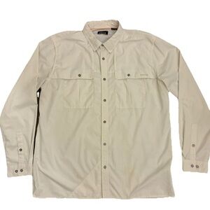 Orvis Open Air Caster Long-Sleeve White Button Shirt Men’s XLT Tall UPF50 Vented